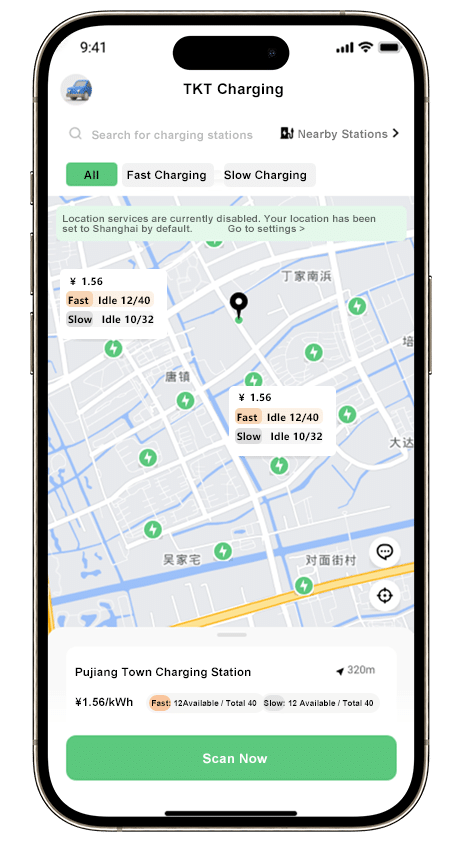 TKT Smart Connect App screen 3