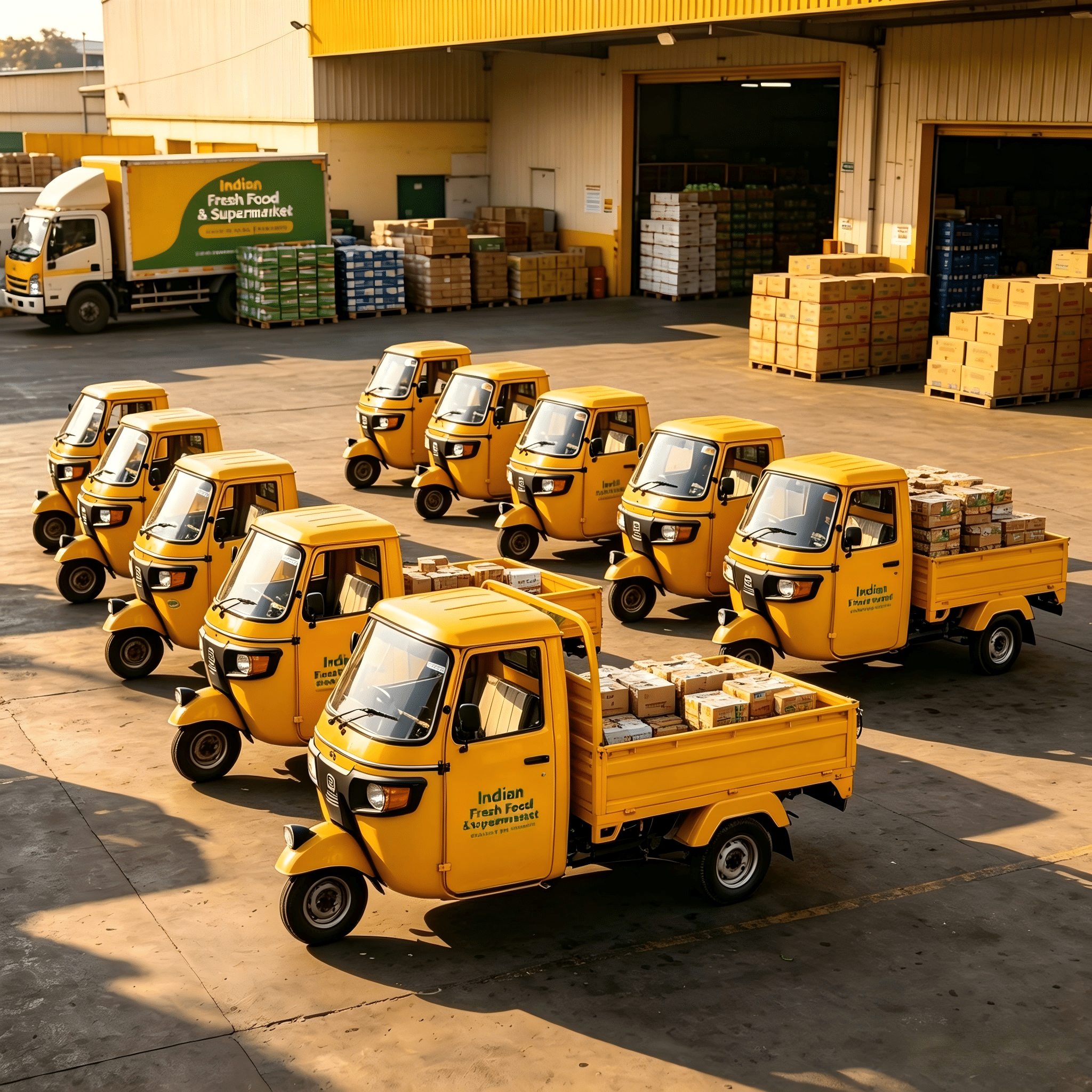 Indian Fresh Food & Supermarket Delivery Chain