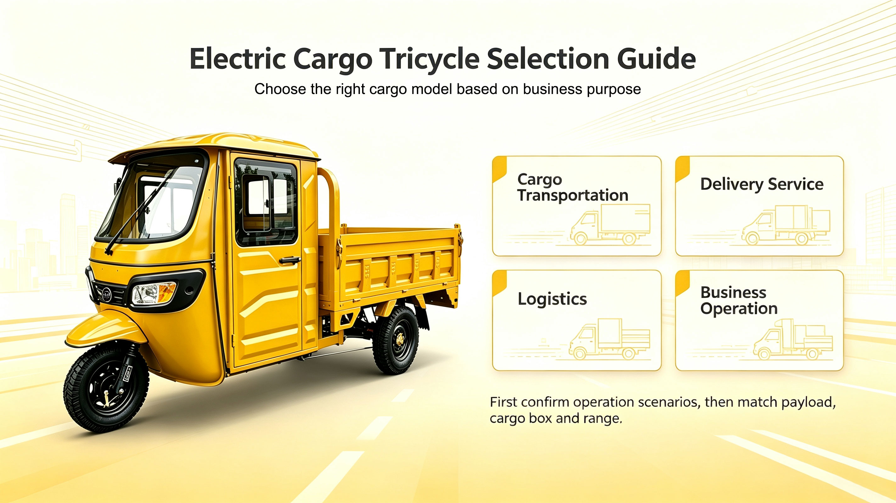electric cargo rickshaw