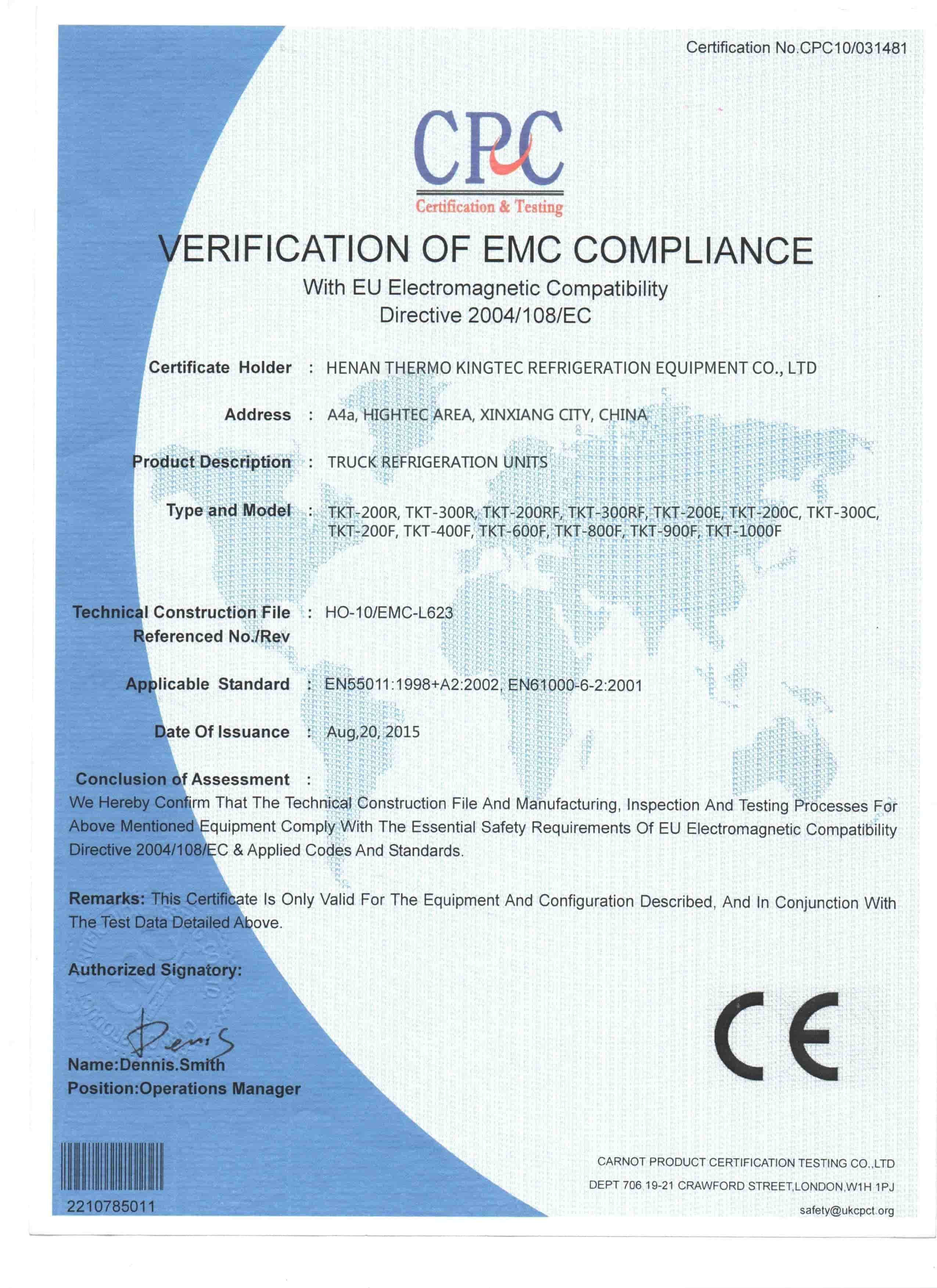 Company Certificate