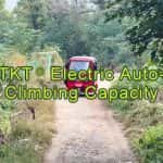 Three wheeled vehicle climbing performance display